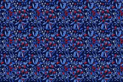 Artwrap Christmas Edition Blue Holly 