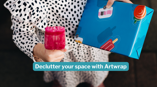 Declutter Your Space with Artwrap: The Wrapping Paper Book Revolution
