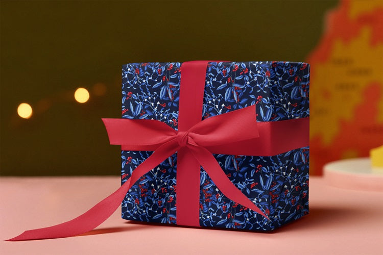Artwrap Christmas Edition - Blue Holly